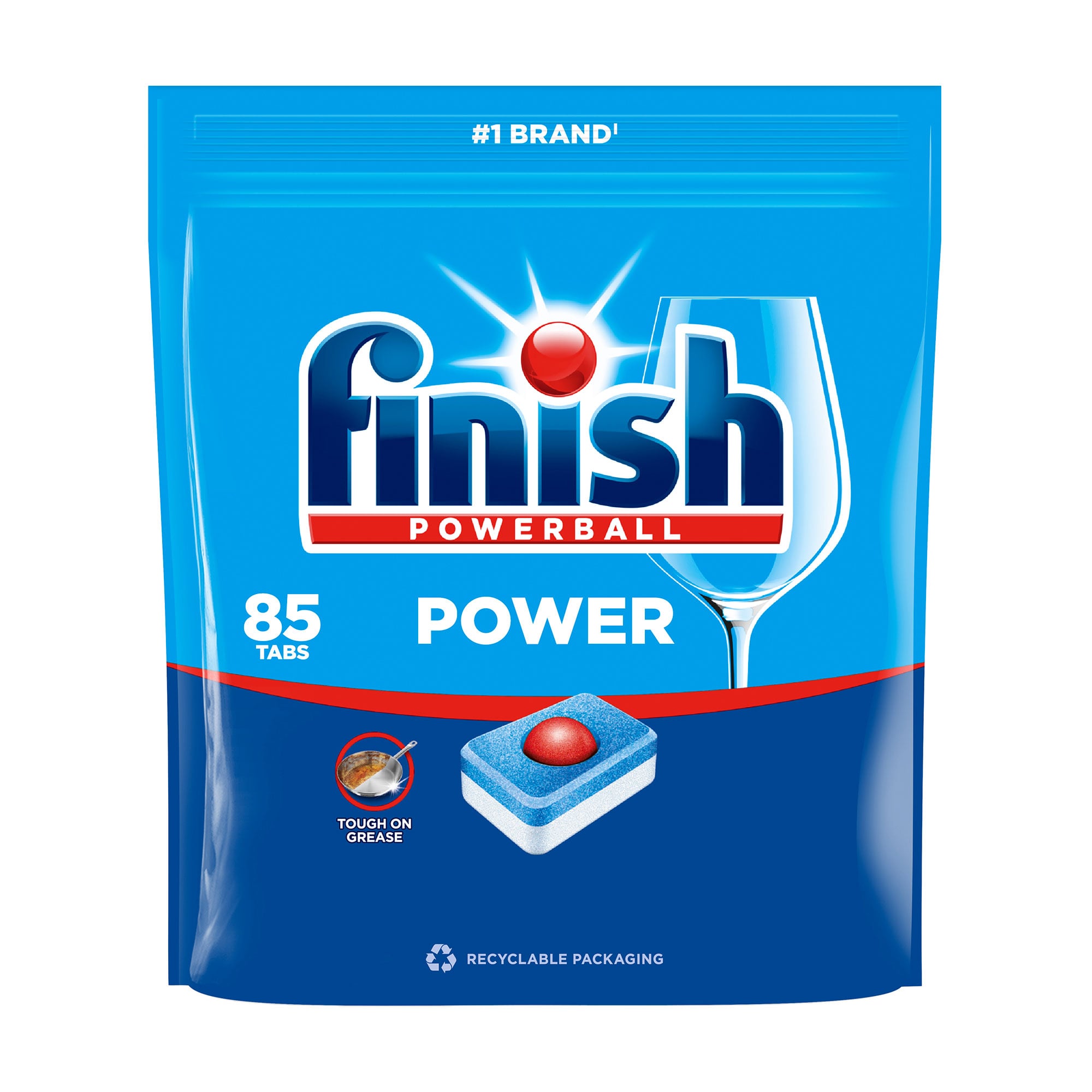 Таблетки для миття посуду в посудомийній машині Finish Power All in 1, 85 шт